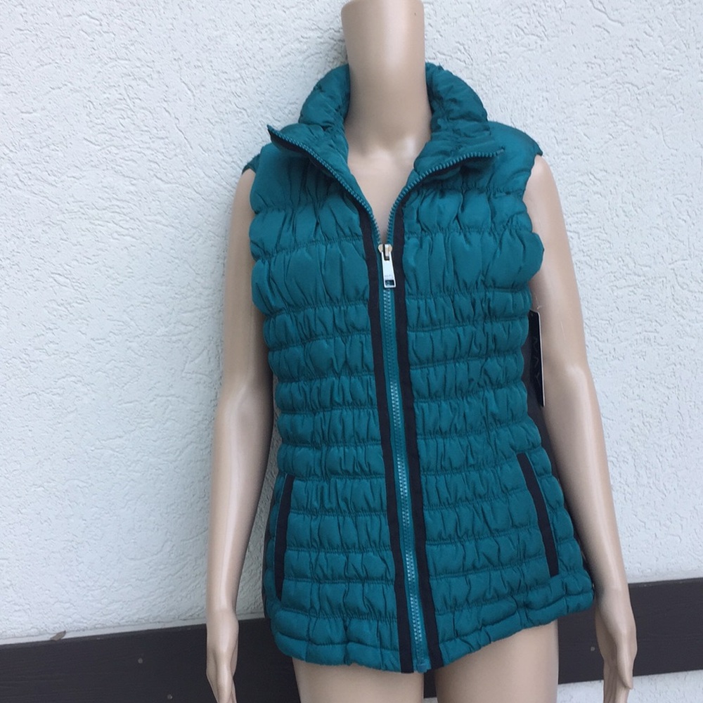 New Marc New York vest quilted performance XL teal